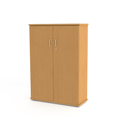 Bookcase 3 Tier with Doors - Image 5