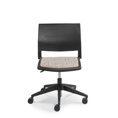 Connect Swivel 5 Star Castors Upholstered Seat