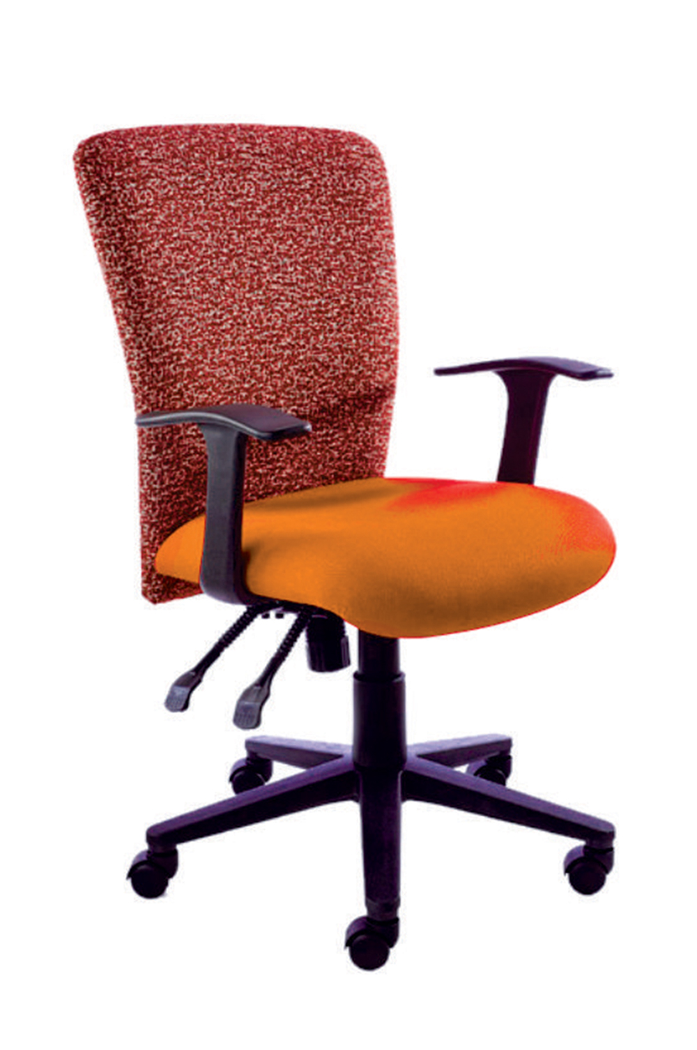 Wedge High Back Chair (Aluminium base) - Image 2