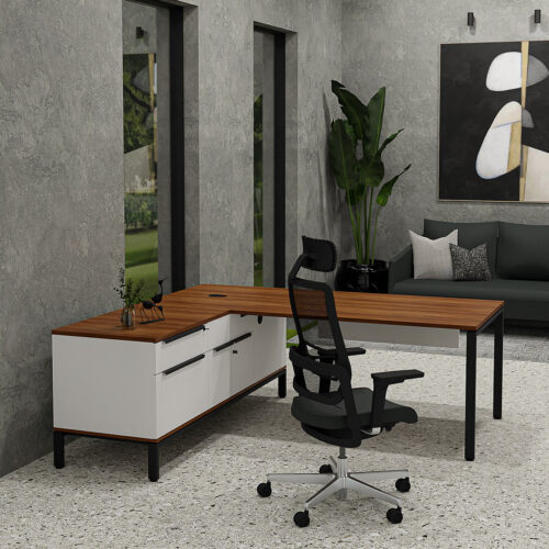 Evolution L-Shape Desk