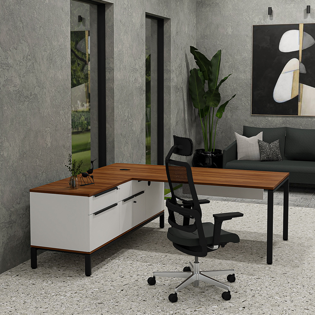 Evolution L-Shape Desk